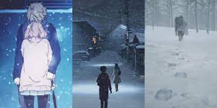 Snowing anime