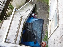 Homeless Pair Sleep In Tent At Limerick