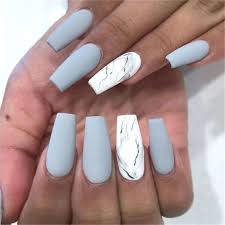 Coffin nails are basically very long shaped nails, resembling the design of a traditional coffin, if you look closely. 21 Most Stunning And Trendy Short Matte Coffin Nails Design For Ladies Ideasfashionable Com Cute Gel Nails Classy Gel Nails Marble Acrylic Nails