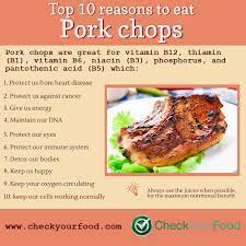 the health benefits of pork chops