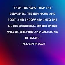 matthew 22 13 then the king told the