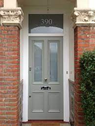 Personalised Frosted Fanlight Door