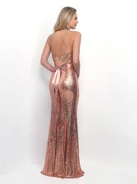 Alexia Copper Sequins Halter Neck Gown