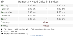homemark head office sandton opening