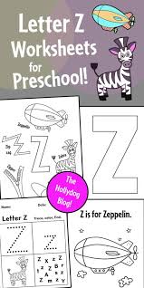 free letter z worksheets for pre