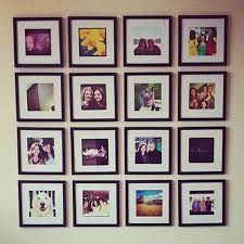 insram picture frame gallery wall