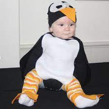 Materials used for this homemade penguin costume: No Sew Diy Penguin Baby Baby Costume Primary Com