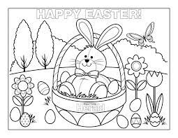 My kids loved creating their own designs on the blank eggs and coloring the easter eggs with spots and stripes. Easter Coloring Pages Pdf Coloring Home