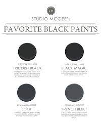 Black Paint Color Black Interior Doors