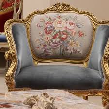 handmade blue diamond sofa set u