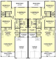 Duplex Multi Unit House Plan 142 1453