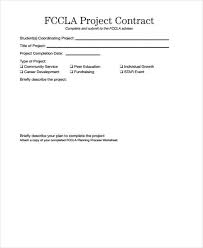 14 Project Contract Templates Word Pdf Free Premium