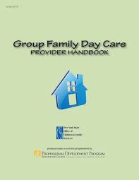 Group Family Day Care Provider Handbook