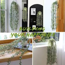 artificial eucalyptus hanging plants