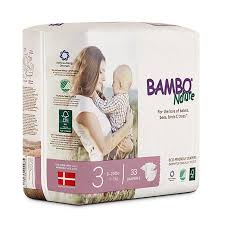 Bambo Nature Premium Baby Diapers Size 3 33 Count Baby