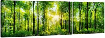 Forest Canvas Wall Art Decor 3 Panel