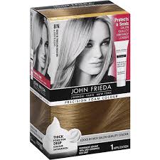 Learn how to dye your hair blonde with our blonde hair color tips & tutorials. Precision Foam Colour Permanent Colour Sheer Blonde Medium Natural Blonde 8n Hair Coloring Martin S Super Markets