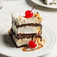 easy ice cream sandwich cake brown