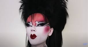 drag makeup starlet glam rock
