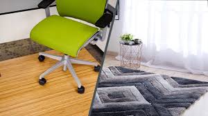 office chair mat vs rug which is
