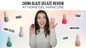 china glaze gelaze review gel nail