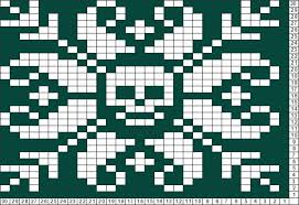 Tricksy Knitter Charts Emerald Fair Isle Skull By Vorri