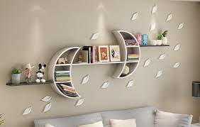 Decorative Half Moon Wall Shelf