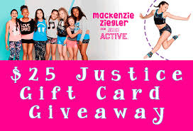 A little white shoe pops out from beneath her clothing as a reminder of the spiritual consequences of your actions. The New Mackenzie Ziegler For Justice Active Available Now 25 Justice Gift Card Giveaway