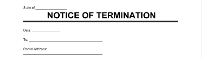 free eviction notice templates pdf word