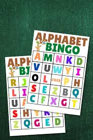 free alphabet bingo printable game