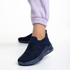 Pantofi sport dama albastri din material textil Rachyl Pret Black Friday -  hainereduse.ro