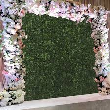 Wedding Backdrop Flower Grass