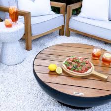 Fire Pit Timber Table 80 Milkcan Outdoor