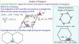 problem solving with angles of polygons