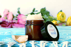 diy natural scalp scrub my merry