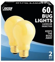 Feit Electric 60a Y 130 Bug Light Incandescent Light Bulb 60w 130v A19 2 700k 2 Pack Light Bulbs