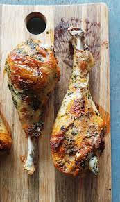 roasted turkey legs