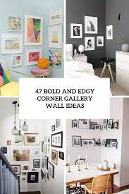 corner gallery wall ideas