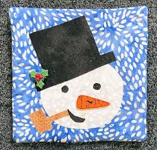 snowman mug rug sdash quilt tutorials