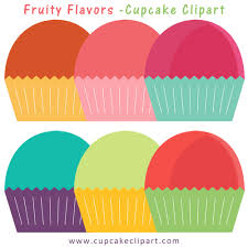 Fruity Free Cupcake Clipart