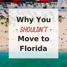 20 reasons not to move to florida