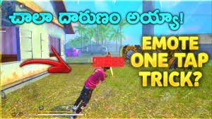 Open the free fire application on your device. Emote One Tap Headshot Tips And Tricks In Free Fire In Telugu Youtube