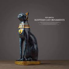 Heritage ornaments black and white cat ornament 1985 fancy cat. Luxury Egyptian Cat Resin Craft Vintage Home Decor Modern Vintage Baster Goddess God Pharaoh Figurine Statue For Table Ornaments Gift Egyptian Cat Resin Craft Vintage Home Decor Modern Vintage Baster Goddess God Pharaoh
