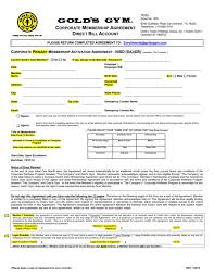 gold s gym application form