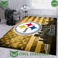 pittsburgh steelers roster nfl area rug