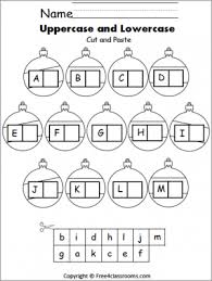 free christmas ornament letter matching