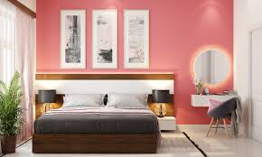 pink paint colour walls and rooms
