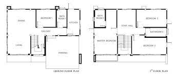 Ground Floor And Second Floor Plans Of