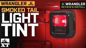 jeep wrangler tail light tint film