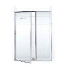 69 In Framed Hinged Shower Door